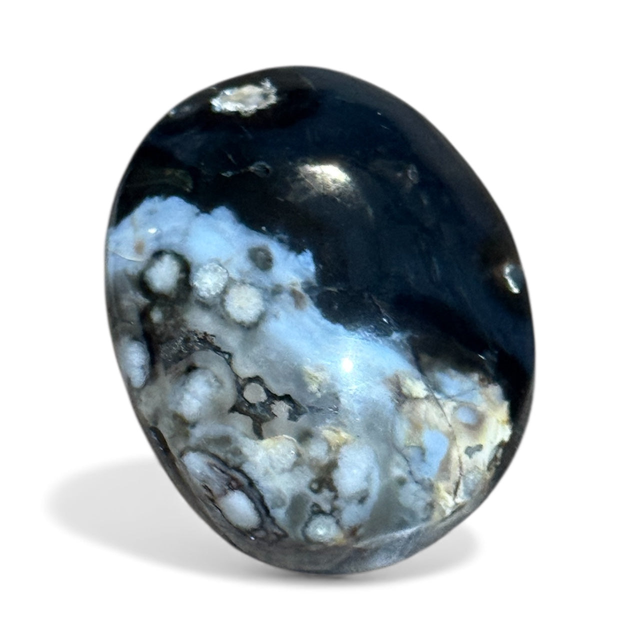 C12-24 Black Flower Agate