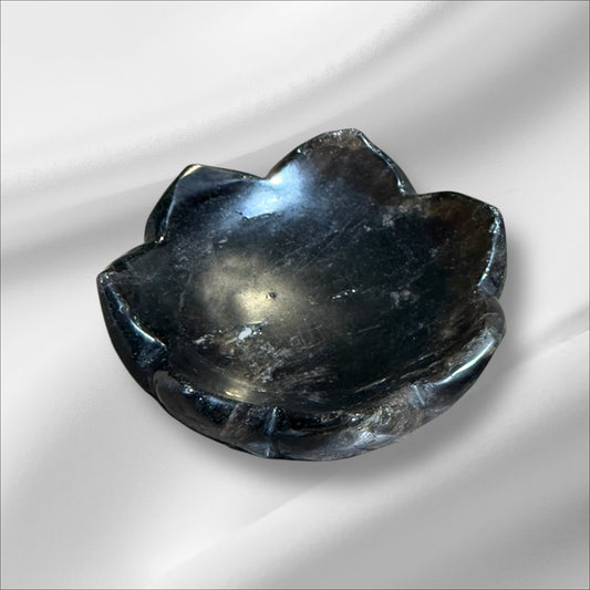 C12-30 Smoky Quartz Lotus Bowl