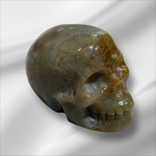 Ocean Jasper Skull