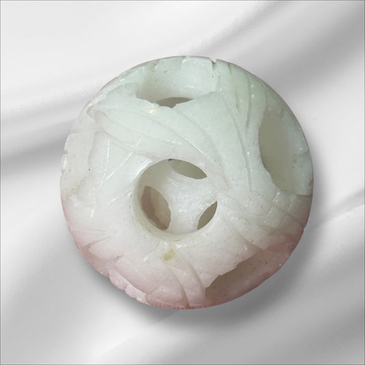 White Jade Puzzle Sphere