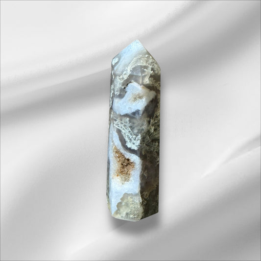 C12-93 Moss Agate with Druzy