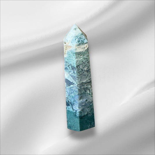 C12-89 Moss Agate with Druzy