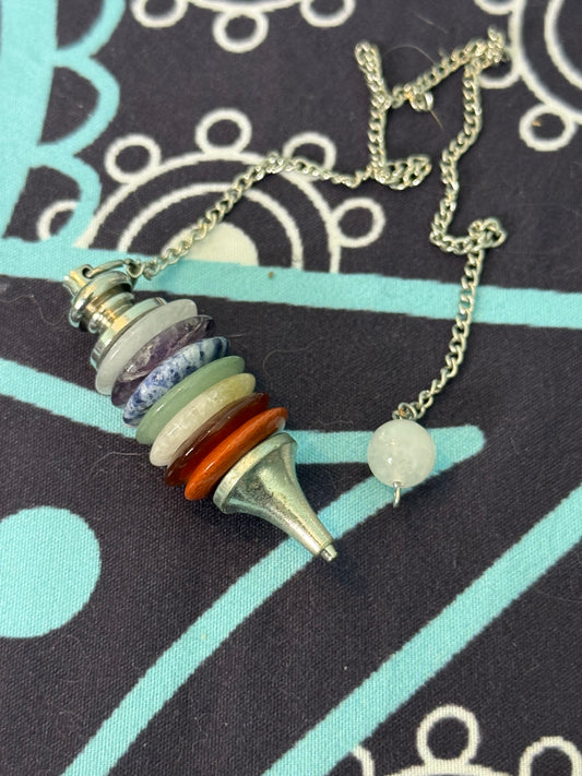 Chakra Metal Pendulum