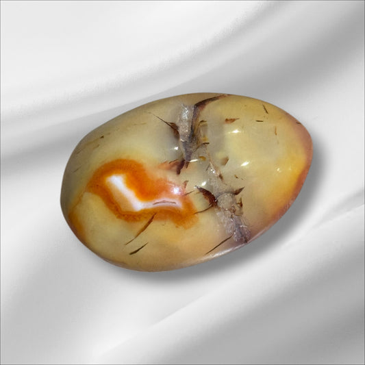 Carnelian Druzy Egg XL