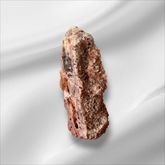Pyrite with Quartz Tower