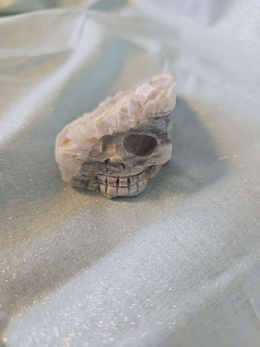 Angelwing Calcite Skull #554 image 0