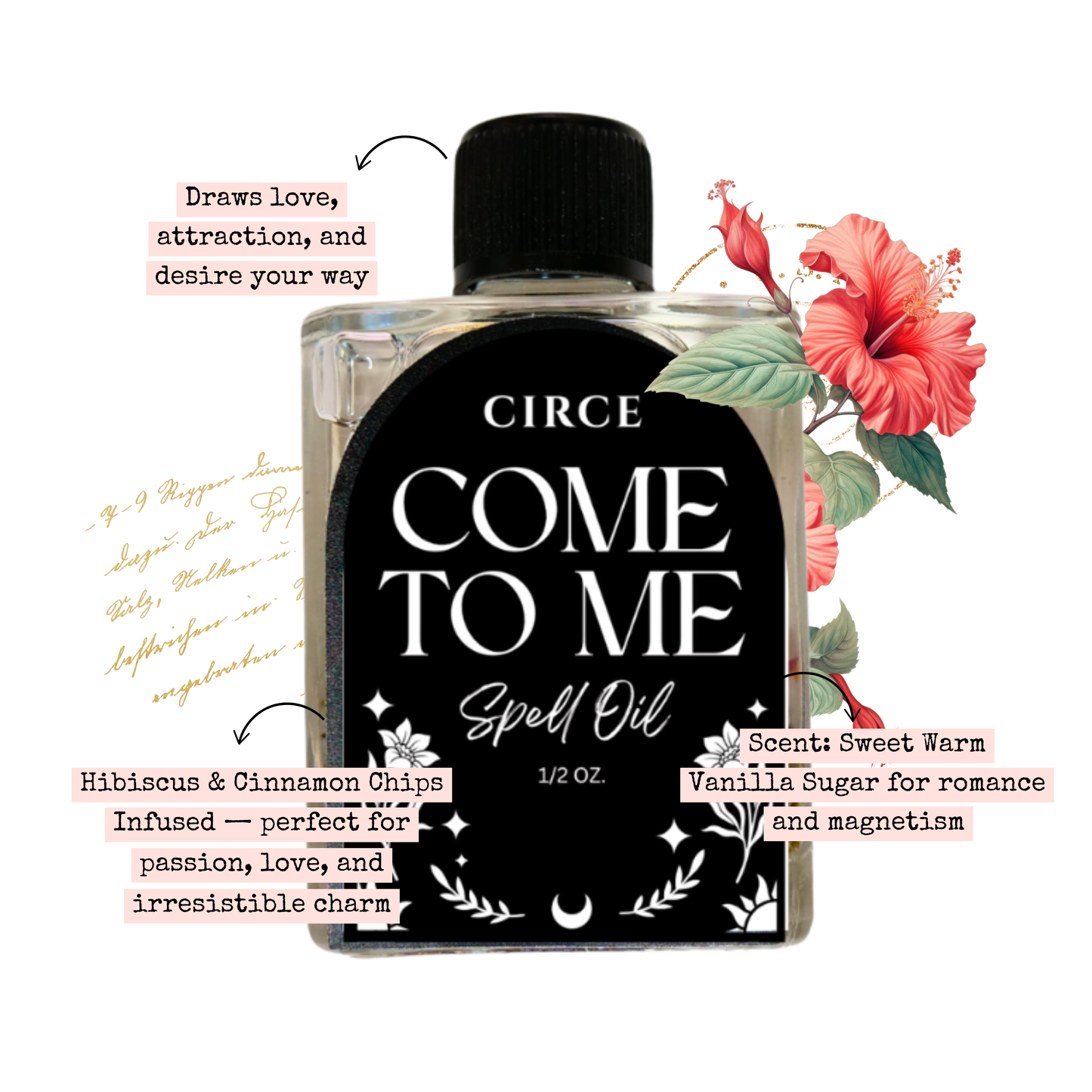 CIRCE Come To Me Spell Oil 1/2 oz.