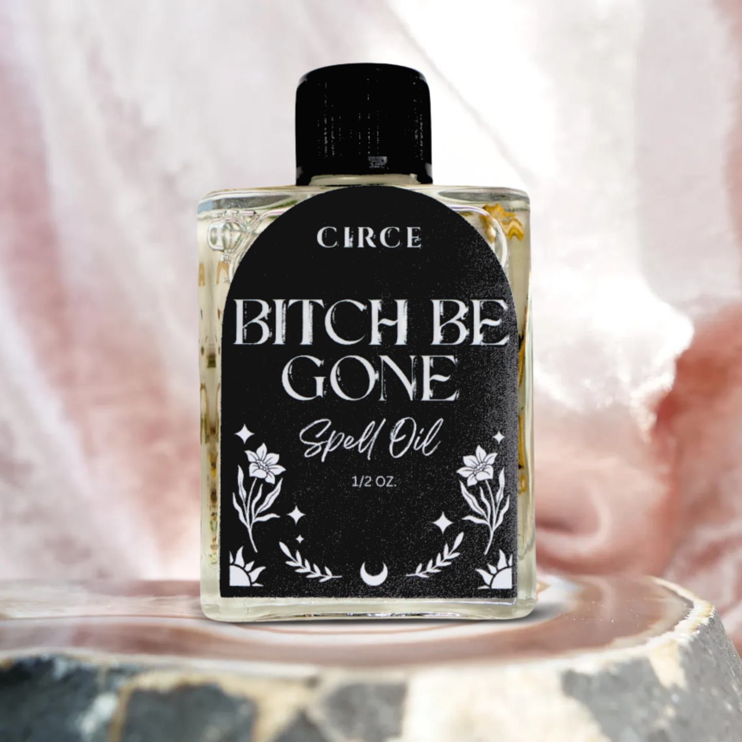 Bitch Be Gone Spell Oil 1/2oz  - Anointing Oil for Banishing