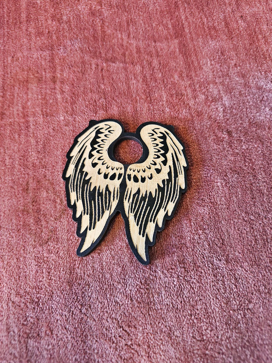 #268 Wood Wings Sphere Holder image 0