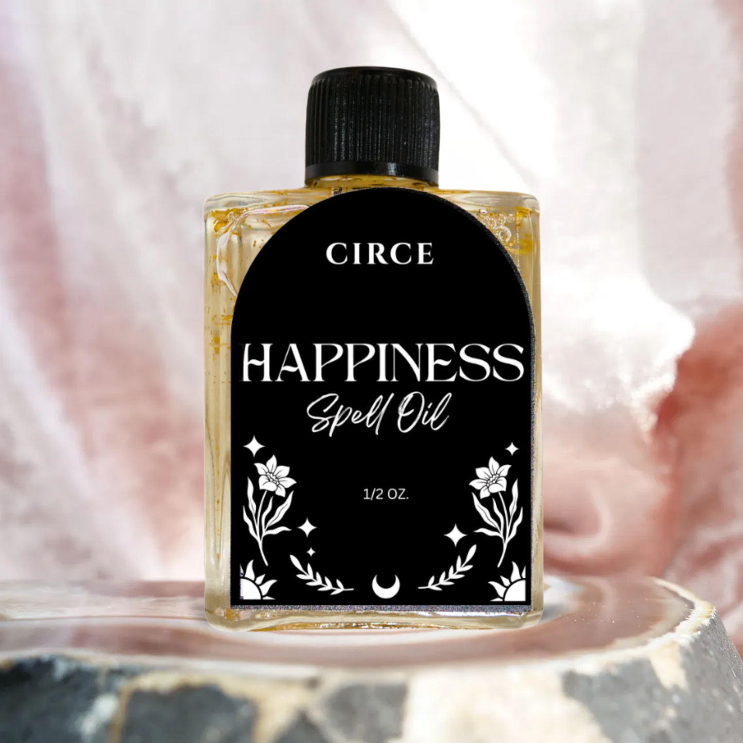Happiness Spell Oil - Intention Ritual Oil - Joy Stress