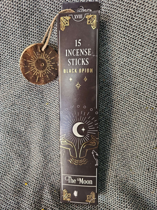 Black Opium Incense Sticks w/ Holder image 0