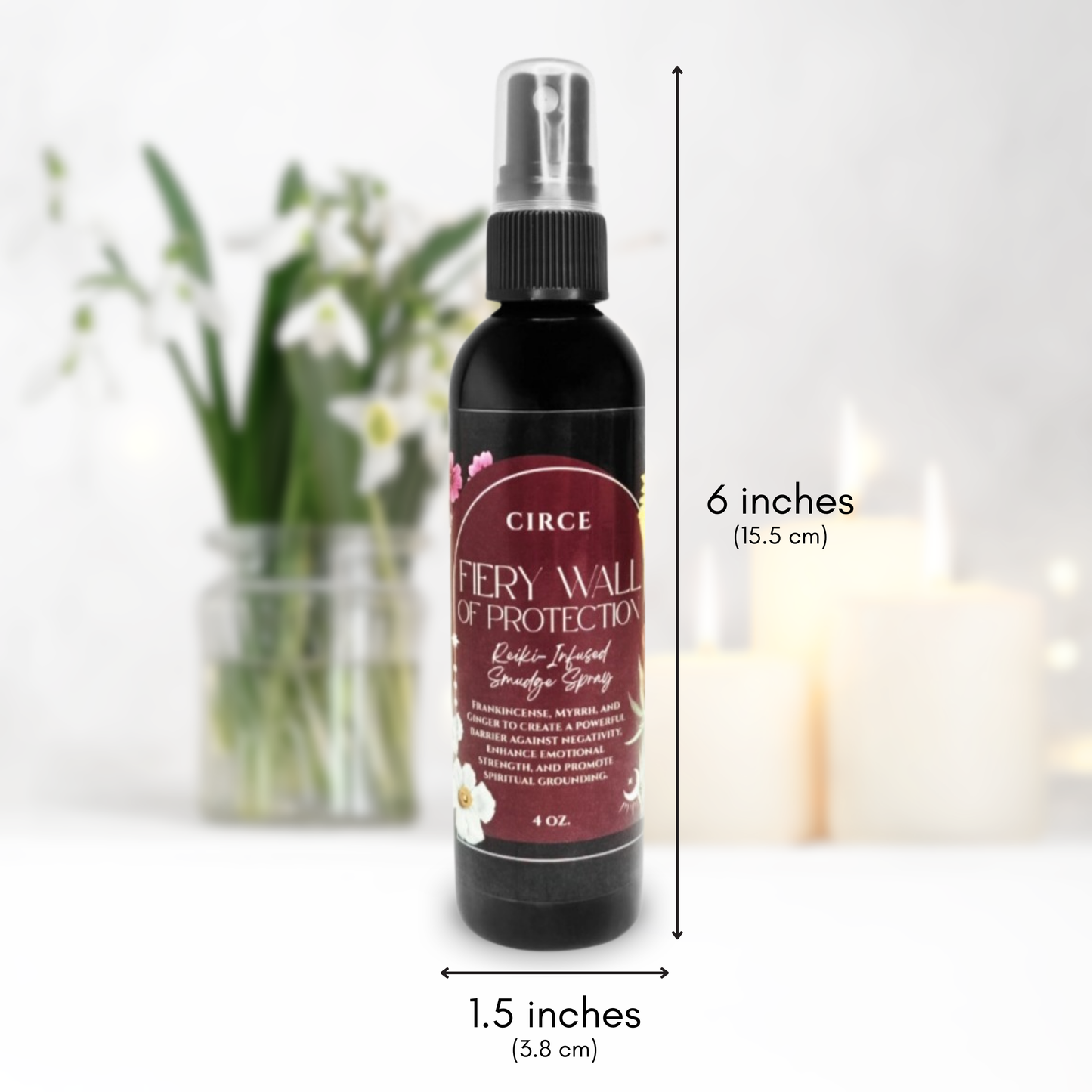 Fiery Wall of Protection Smudge Spray - Block Negativity