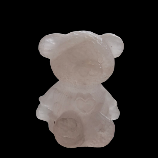Rose Quartz Bear